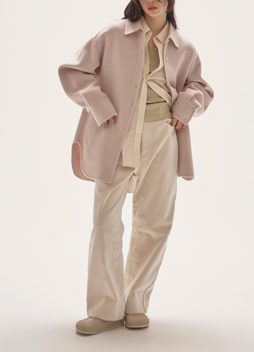 毛料襯衫型外套